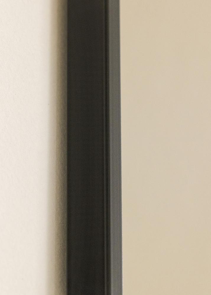 Rahmen Desire Schwarz 30x40 cm - Passepartout Wei 8x12 inches
