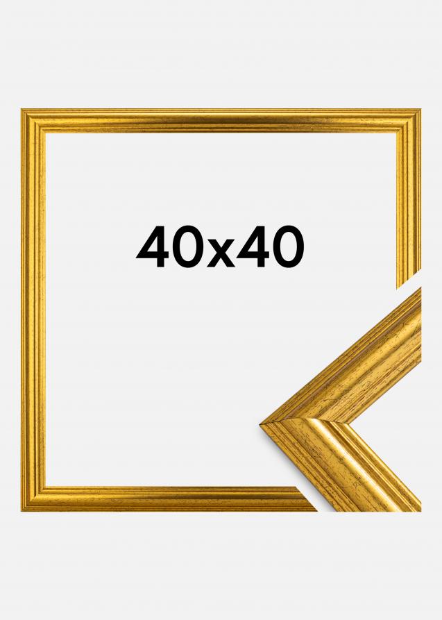 Rahmen Västkusten Acrylglas Gold 40x40 cm