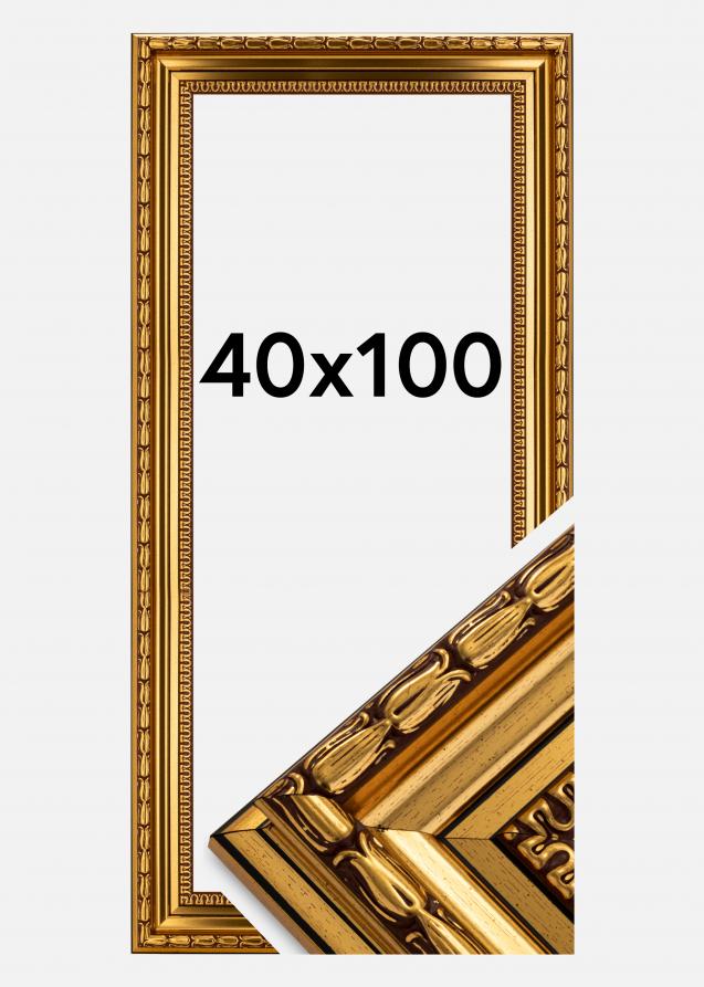Rahmen Birka Premium Gold 40x100 cm