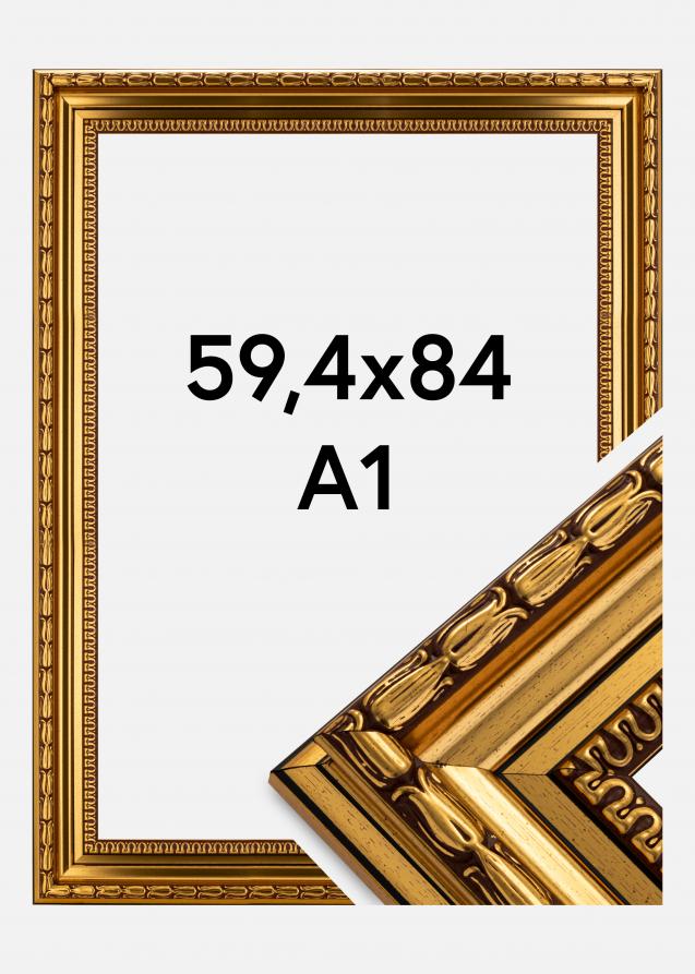 Rahmen Birka Premium Gold 59,4x84 cm (A1)