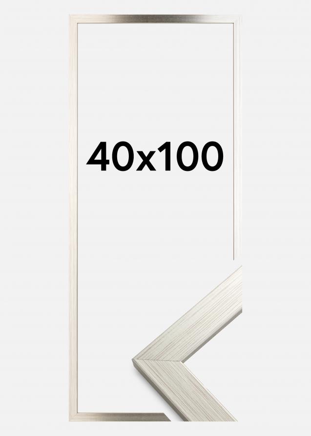 Rahmen Silver Wood 40x100 cm