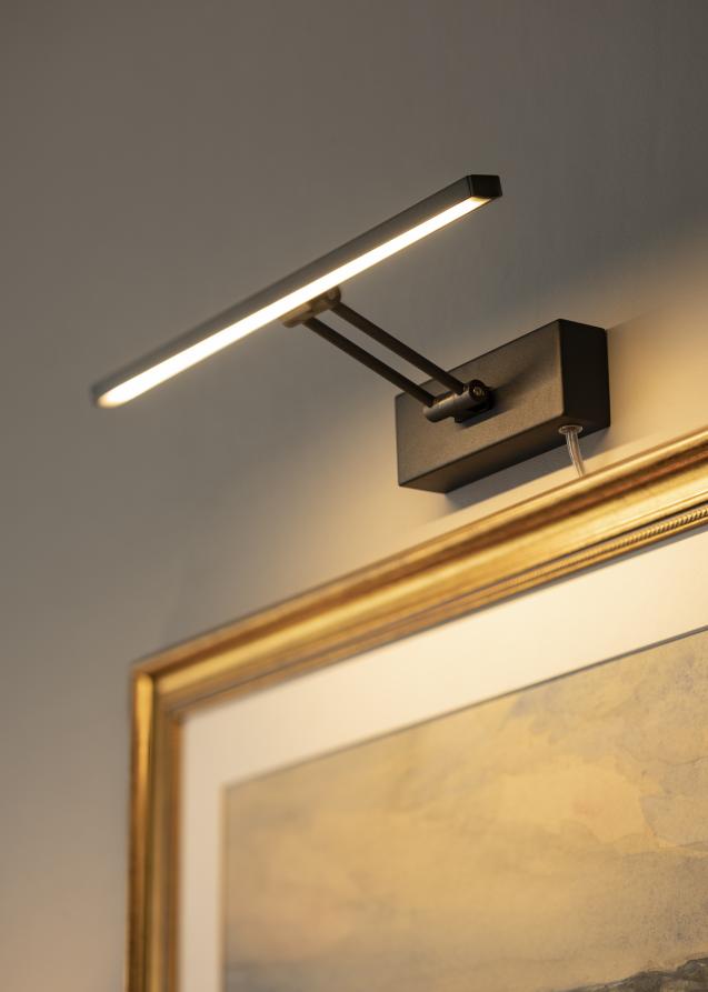Gunnebo V961 LED für Rahmenbreite 60-100 cm Bildbeleuchtung - Schwarz