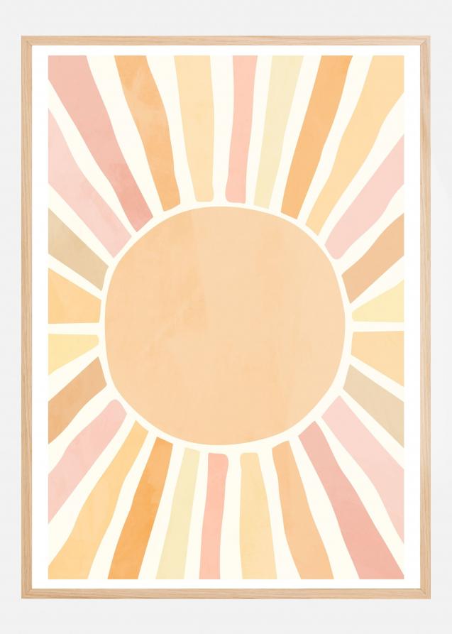 Boho sun Poster