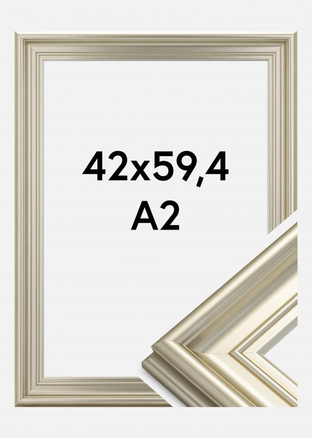 Rahmen Mora Premium Silber 42x59,4 cm (A2)