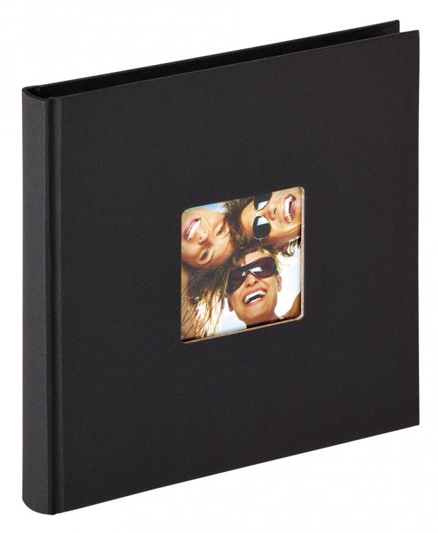 Fun Album Schwarz - 18x18 cm (30 schwarze Seiten / 15 Blatt)