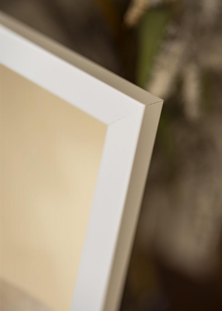Spiegel White Wood Glossy - Magefertigt