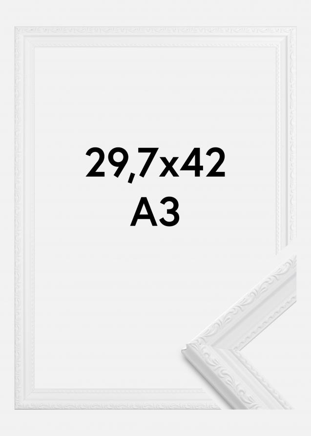 Rahmen Abisko Acrylglas Weiß 29,7x42 cm (A3)