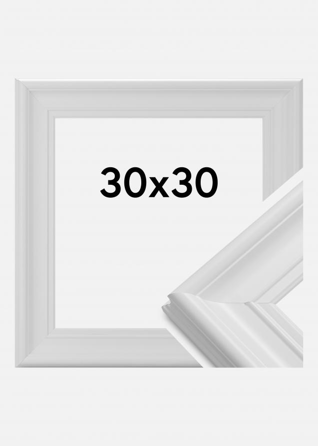 Rahmen Mora Premium Acrylglas Weiß 30x30 cm