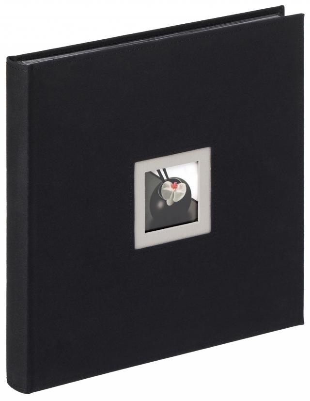 Black & White Album Schwarz - 30x30 cm (50 schwarze Seiten / 25 Blatt)