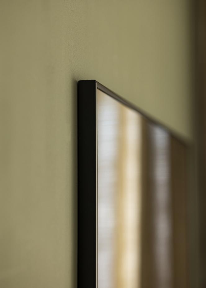 Spiegel Minimal Black 70x70 cm