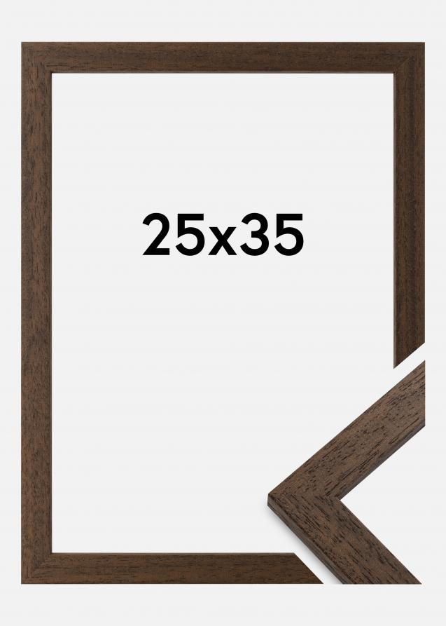 Rahmen Brown Wood 25x35 cm