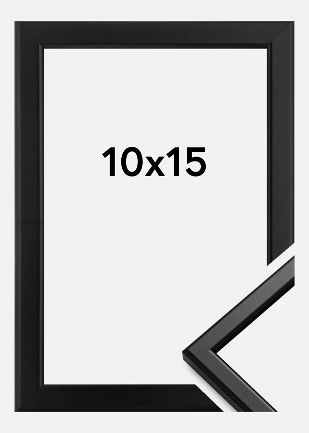 Rahmen Slim Matt Antireflexglas Schwarz 10x15 cm