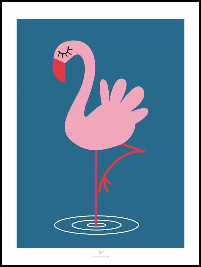 Flamingo - Blue
