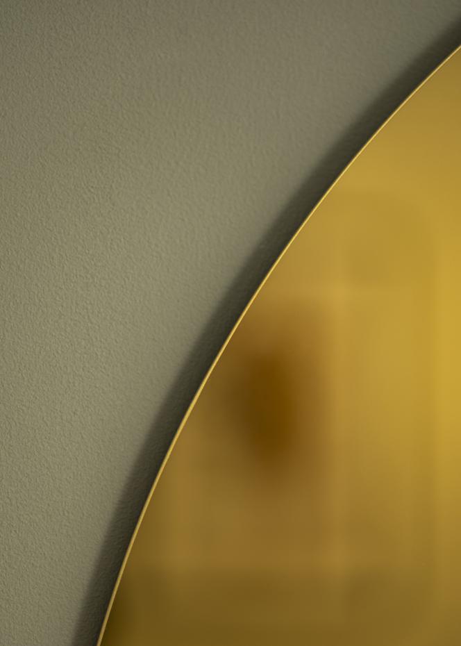 KAILA Runder Spiegel Gold 80 cm 