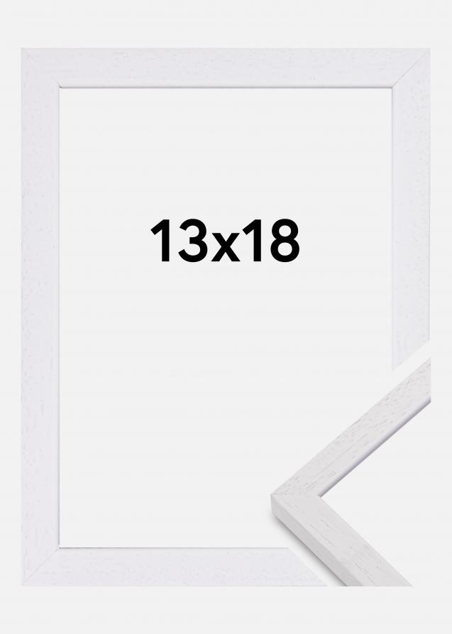 Bilderrahmen Glendale Matt Antireflexglas Weiß 13x18 cm