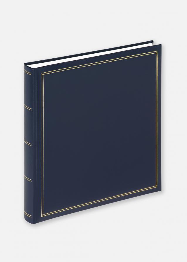 Monza Album Classic Blau - 34x33 cm (60 weiße Seiten / 30 Blatt)