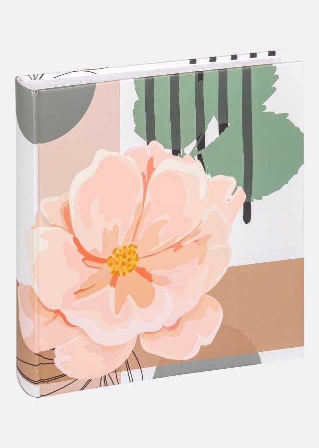 Variety Floral Fotoalbum Rosa - 28x29 cm (60 weiße Seiten / 30 Blatt)