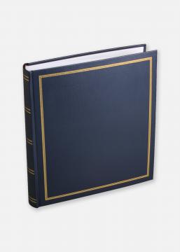 Diamant Fotoalbum Blau 27,5x32 cm (100 weie Seiten / 50 Blatt)