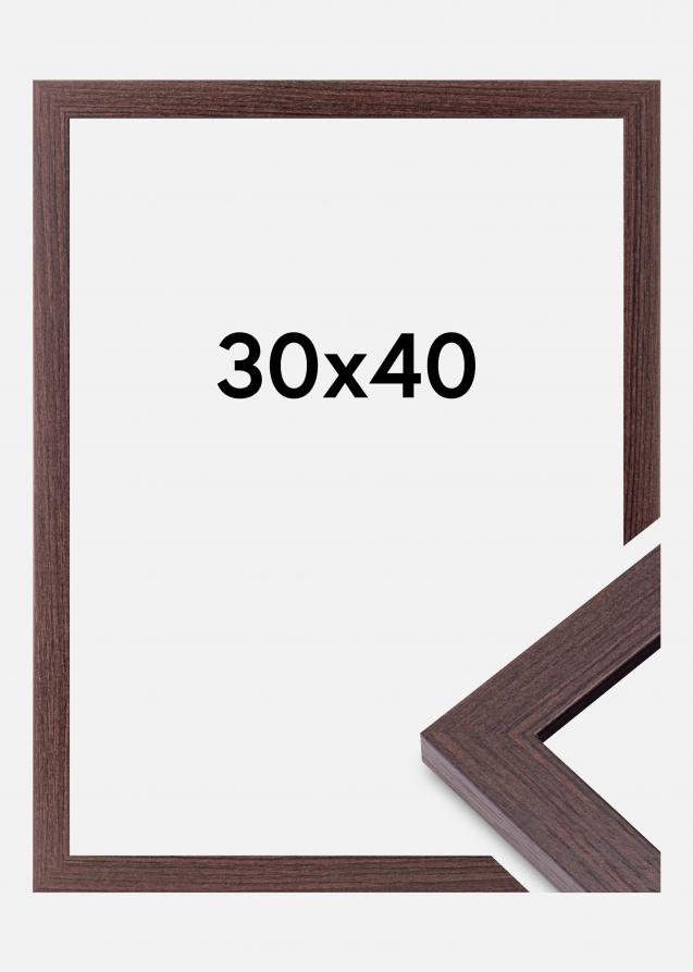 Rahmen Deco Acrylglas Walnuss 30x40 cm