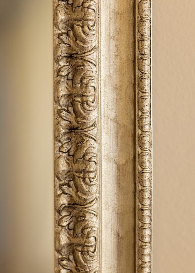 Spiegel Drottningholm Silber III - Magefertigt