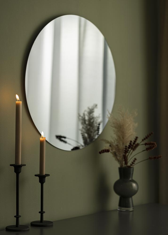 KAILA Runder Spiegel Smoked Grey 60 cm 