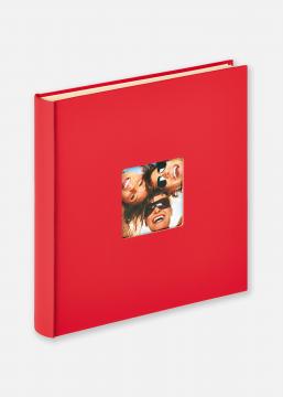 Fun selbstklebend Rot - 33x34 cm (50 weie Seiten / 25 Blatt)