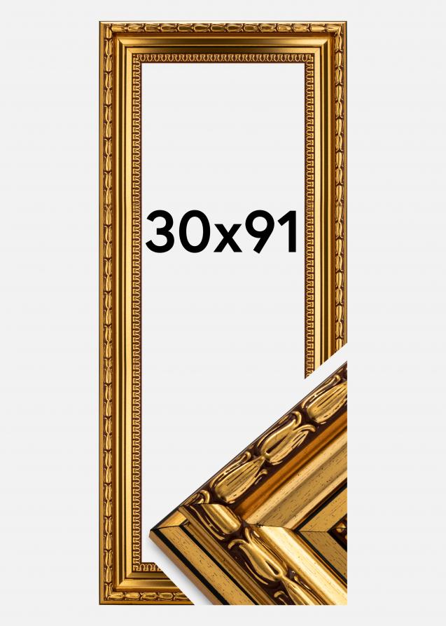 Rahmen Birka Premium Gold 30x91 cm