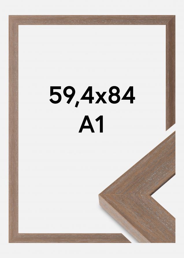 Rahmen Juno Acrylglas Grau 59,4x84 cm (A1)
