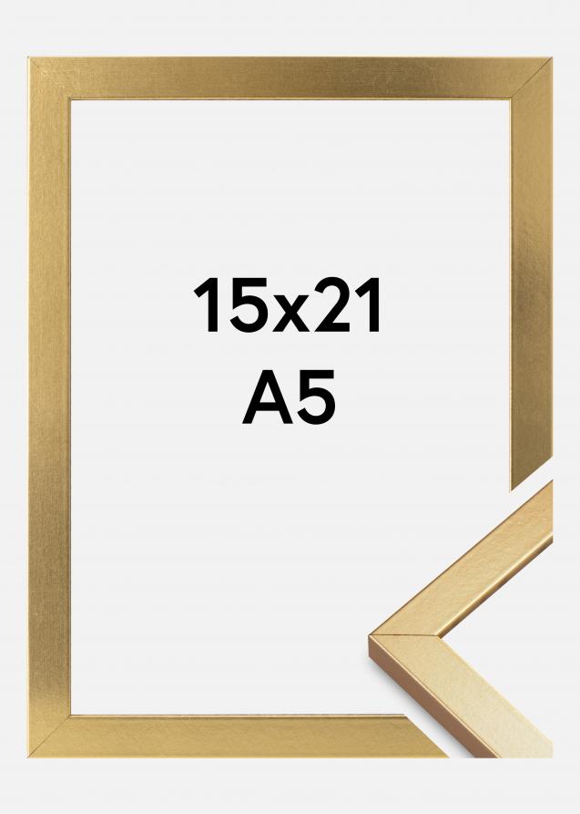 Rahmen Minerva Acrylglas Gold 15x21 cm (A5)