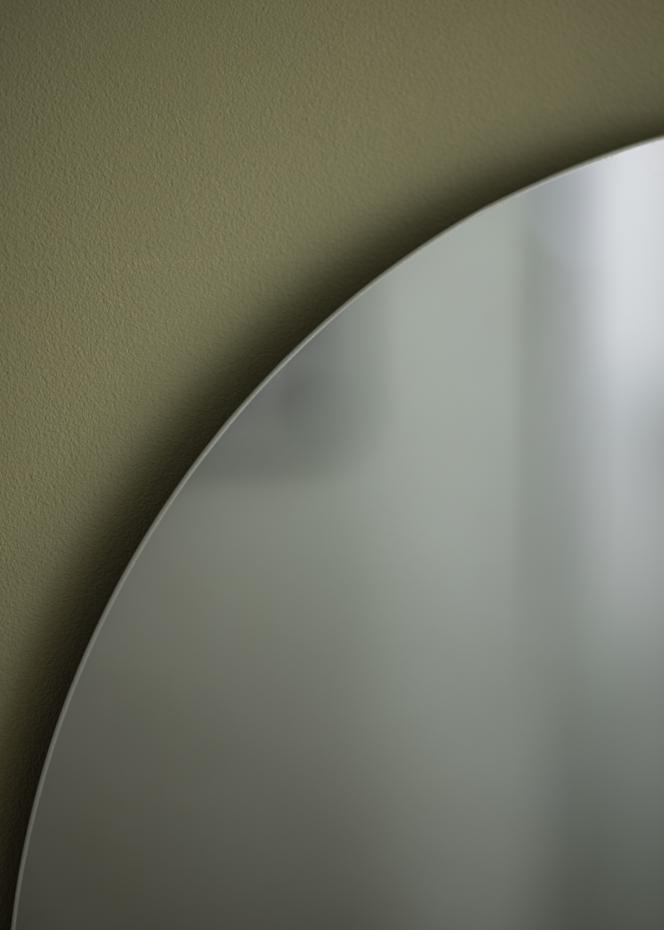 KAILA Runder Spiegel Smoked Grey 50 cm 