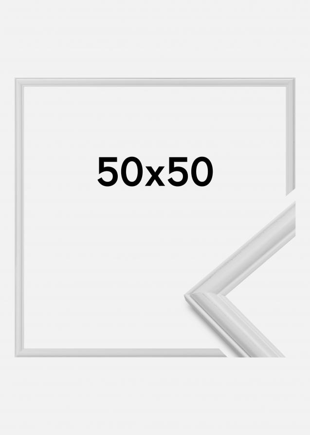 Rahmen Line Weiß 50x50 cm
