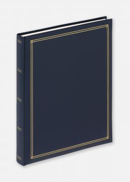 Monza Album Selbstklebend Blau - 26x30 cm (30 weie Seiten / 15 Blatt)