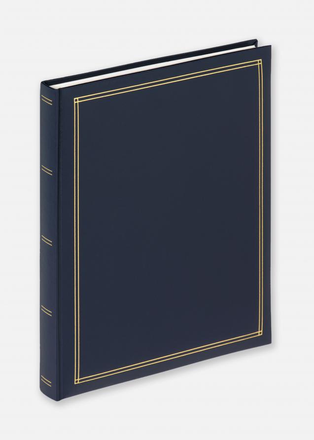 Monza Album Selbstklebend Blau - 26x30 cm (30 weiße Seiten / 15 Blatt)