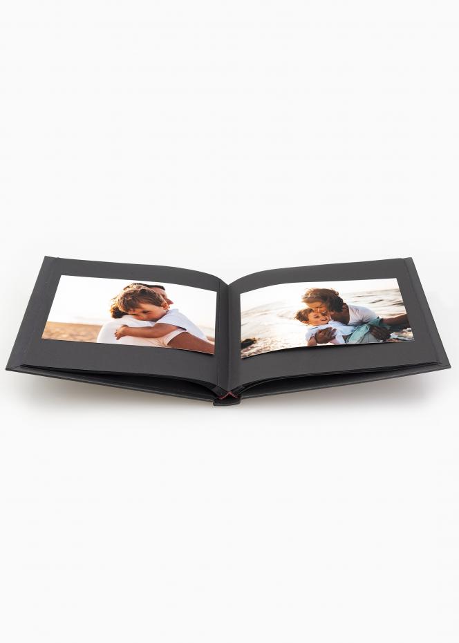 Fun Album Grau - 18x18 cm (30 schwarze Seiten / 15 Blatt)