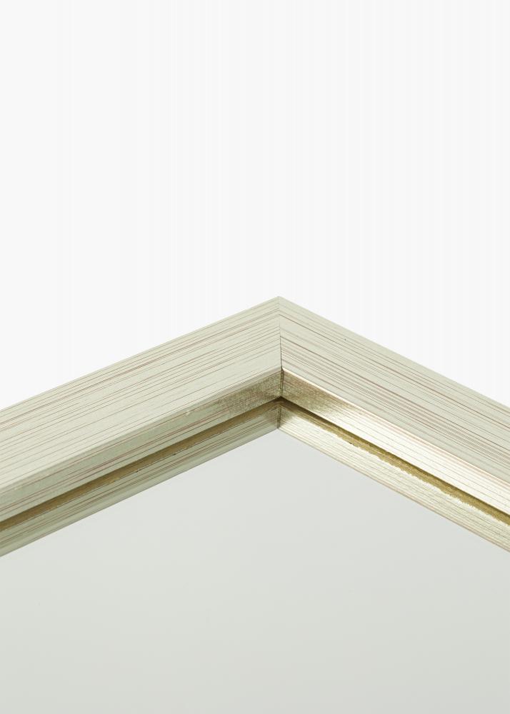 Spiegel Silver Wood 50x70 cm