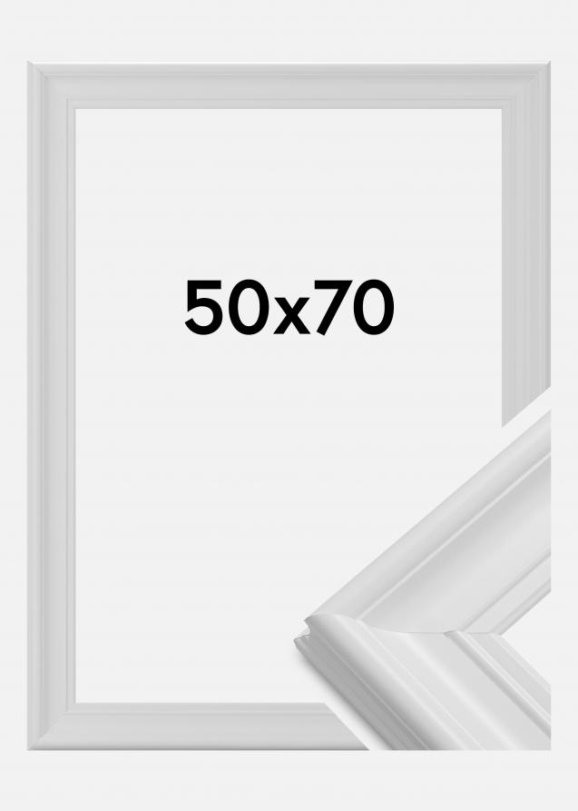 Rahmen Mora Premium Acrylglas Weiß 50x70 cm