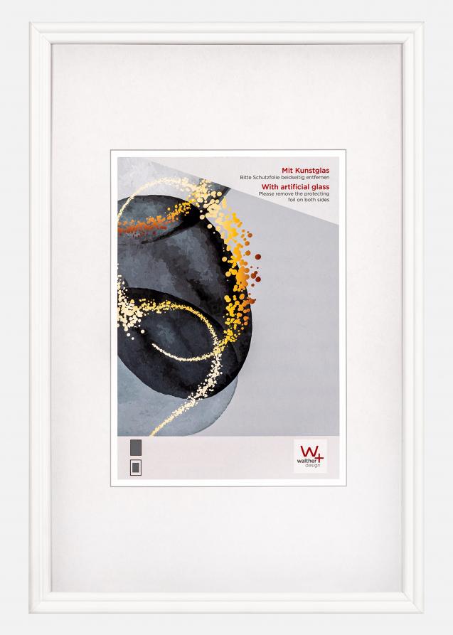 Rahmen Walther Select Acrylglas Weiss 15x20 cm