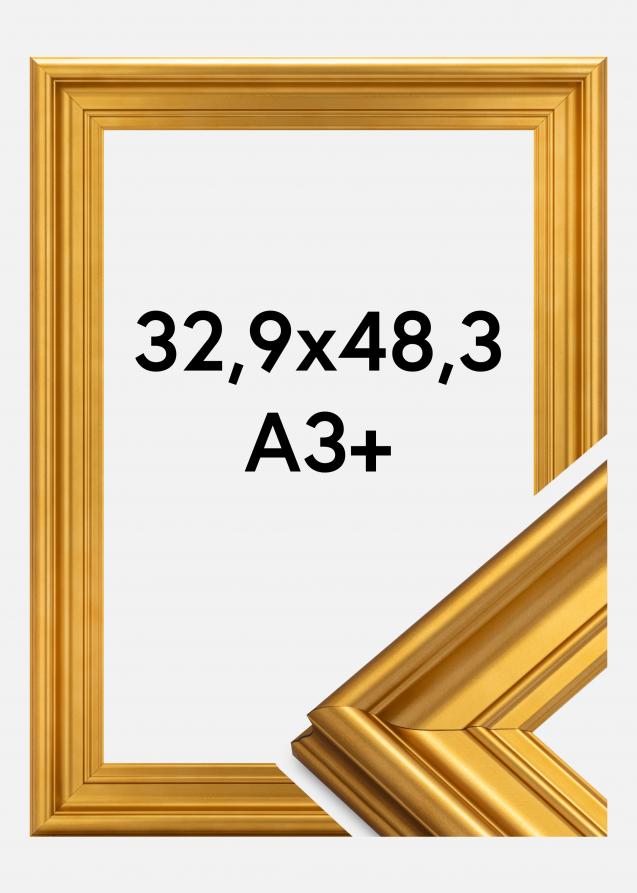 Rahmen Mora Premium Gold 32,9x48,3 cm (A3+)