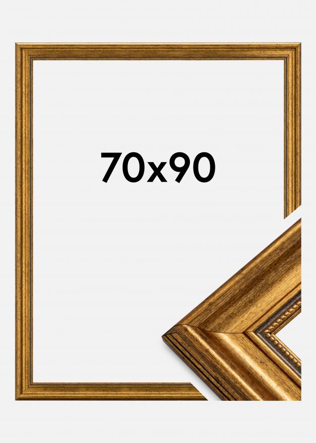 Rahmen Rokoko Acrylglas Gold 70x90 cm