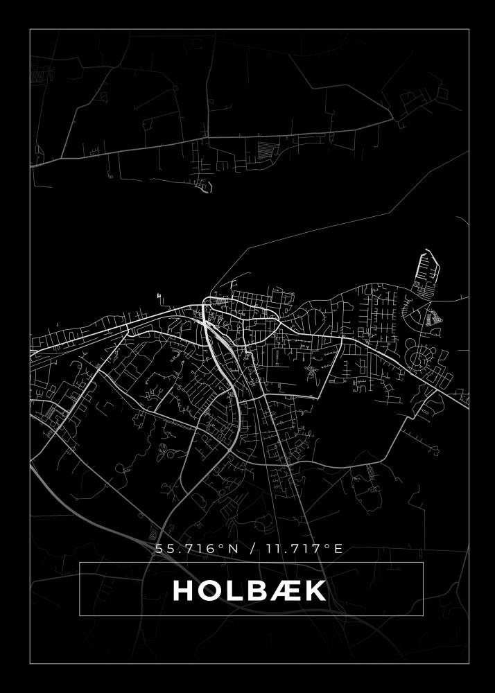 Map - Holbk - Black