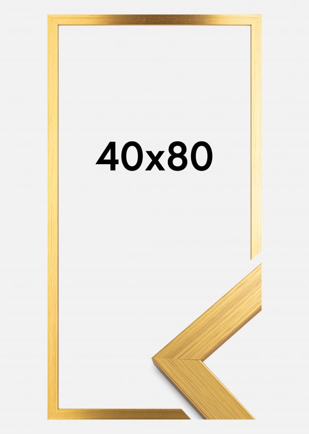 Rahmen Gold Wood 40x80 cm