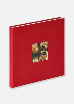 Fun Album Rot - 26x25 cm (40 weie Seiten / 20 Blatt)