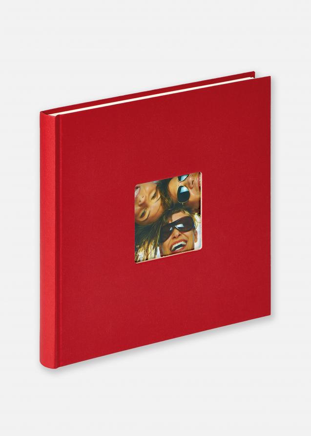 Fun Album Rot - 26x25 cm (40 weiße Seiten / 20 Blatt)