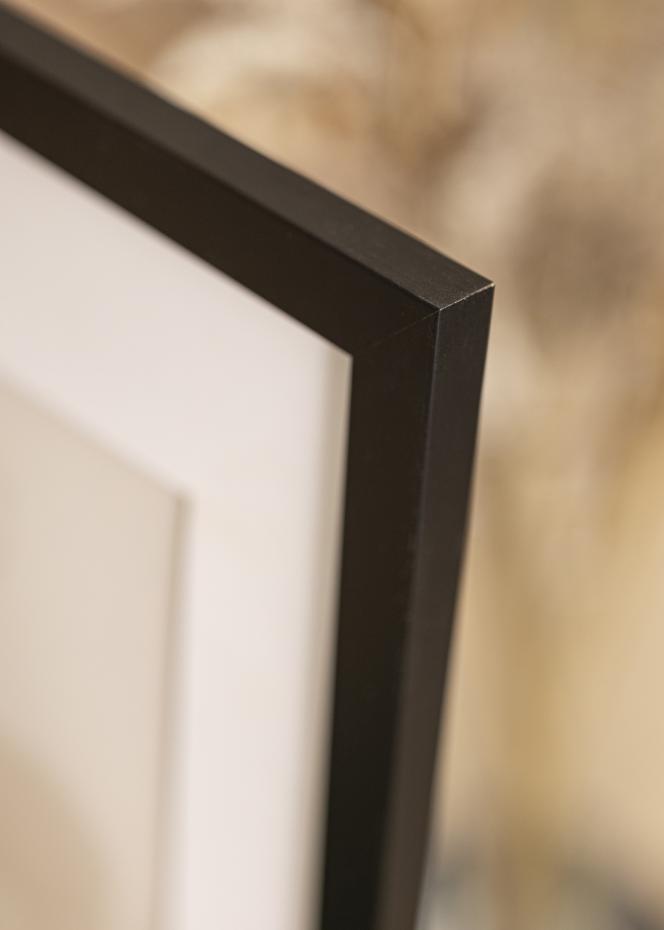 Rahmen Black Wood Acrylglas 30x91 cm