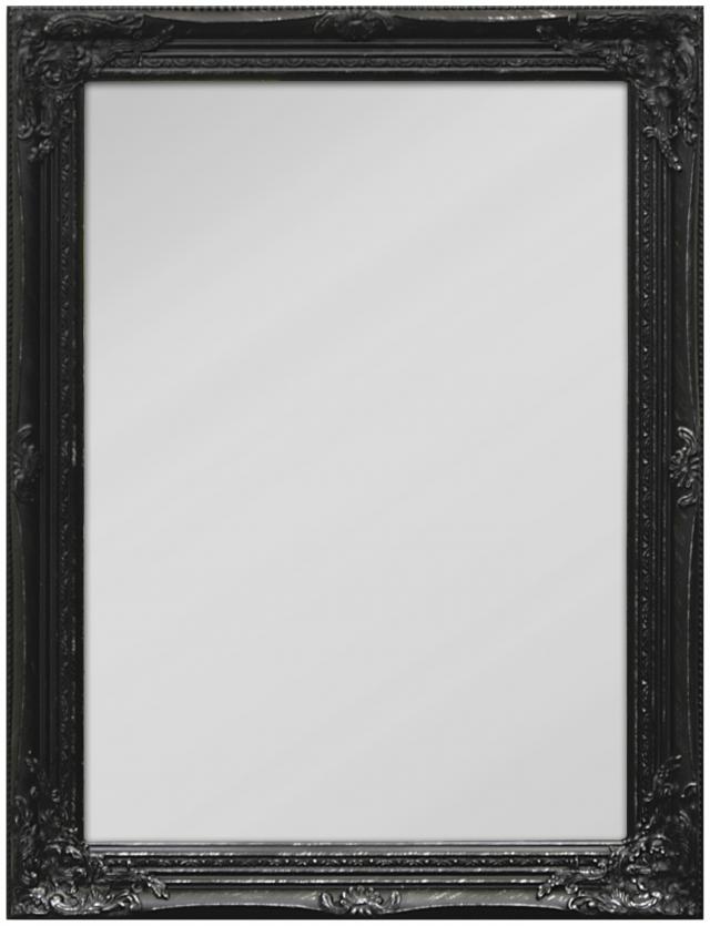 Spiegel Antique Schwarz 50x70 cm