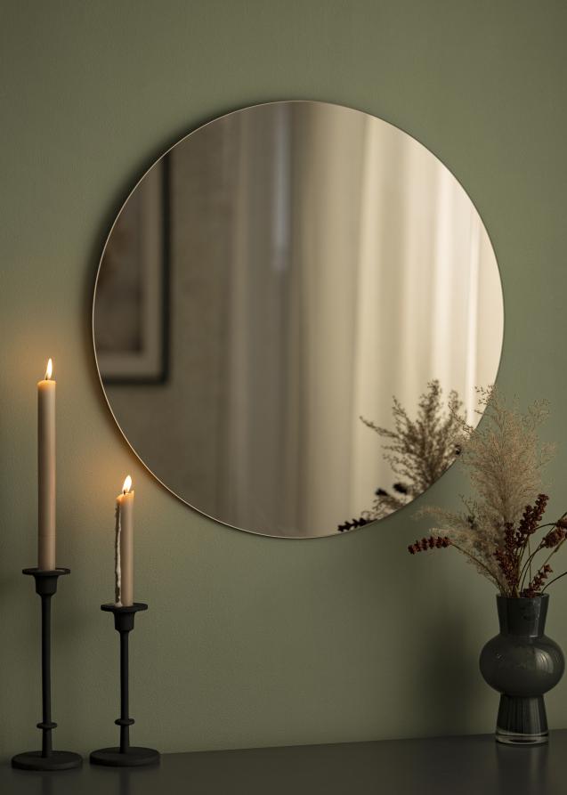 KAILA Runder Spiegel Dark Bronze 60 cm