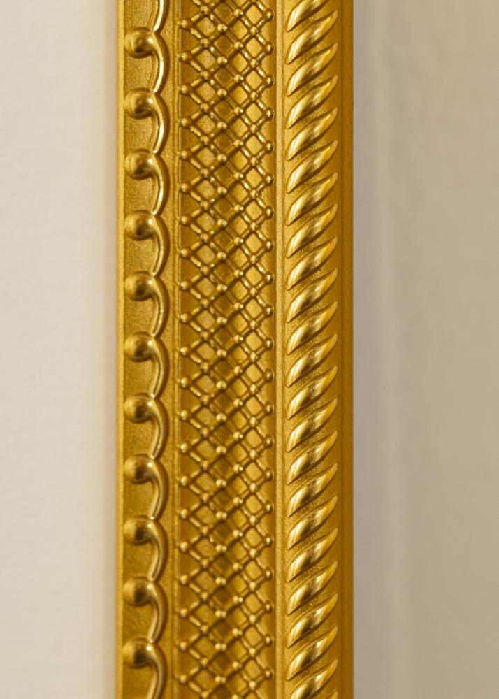 Rahmen Lattice Acrylglas Gold 50x70 cm