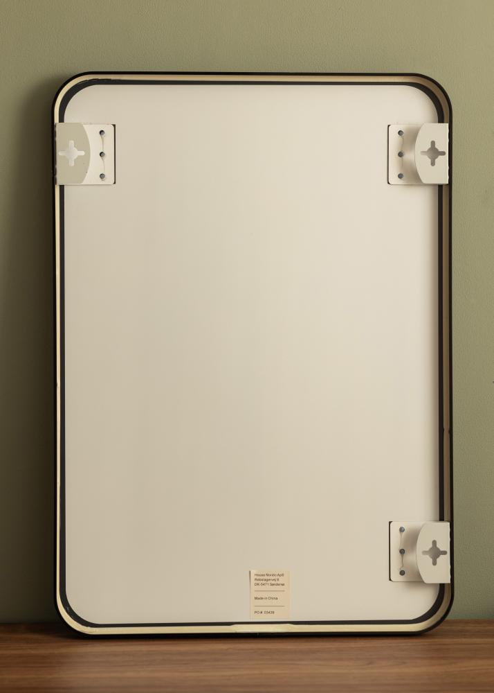 Spiegel Madrid Schwarz 50x70 cm