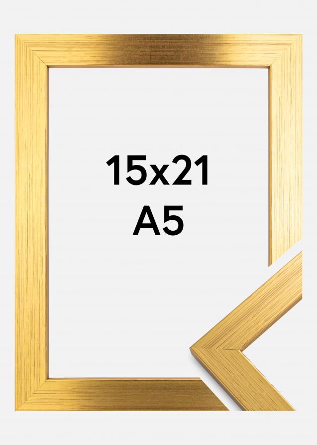 Rahmen Gold Wood 15x21 cm (A5)