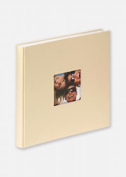 Fun Album Creme - 26x25 cm (40 weie Seiten / 20 Blatt)